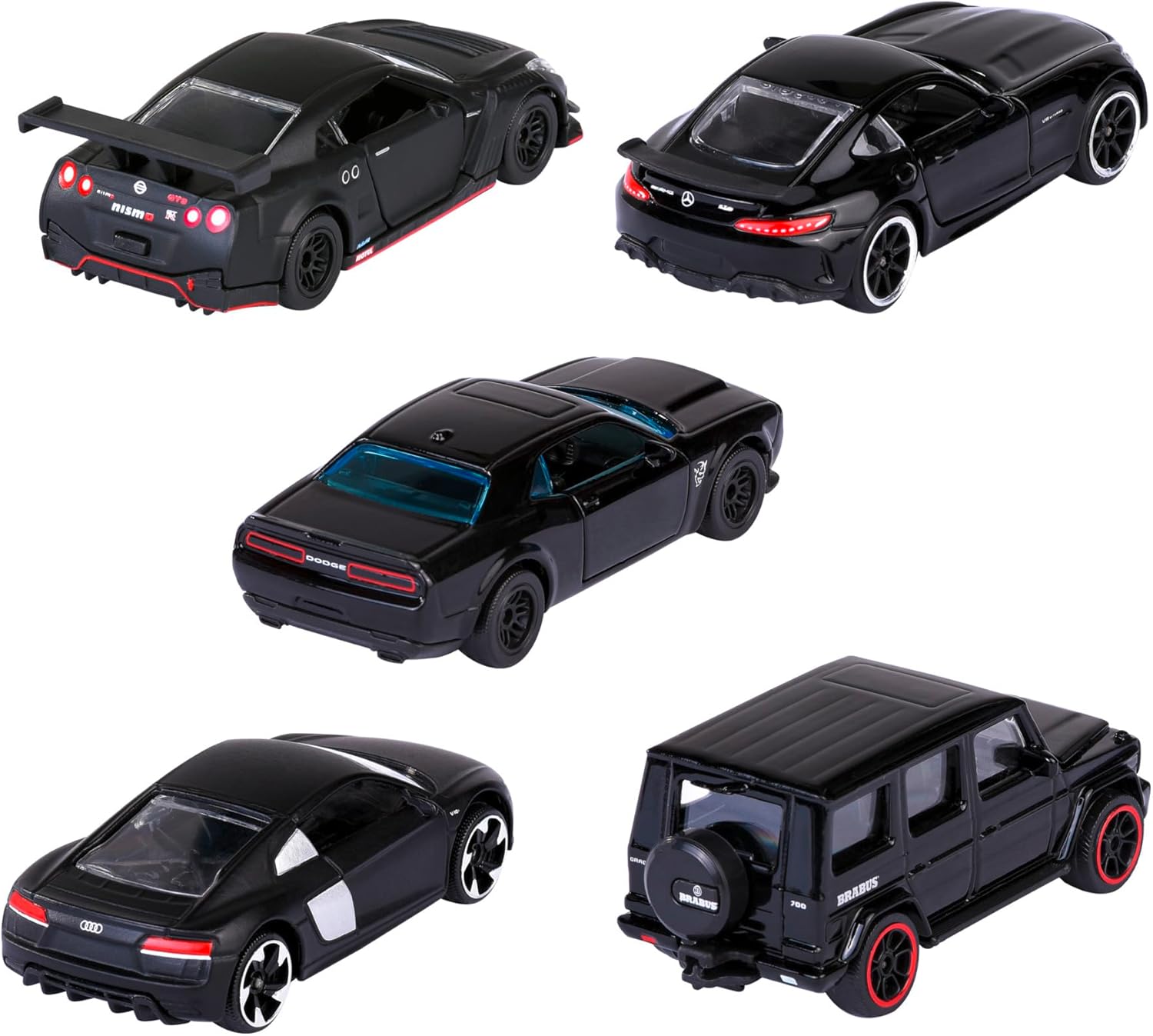 Majorette Black Edition Gift Set подаръчен комплект 5 модела колички - Image 3