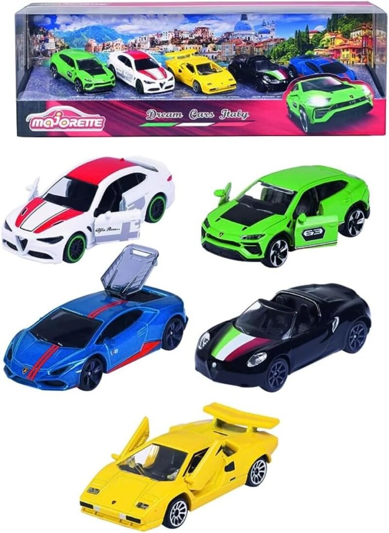 Majorette Dream Cars Italy подаръчен комплект 5 модела коли