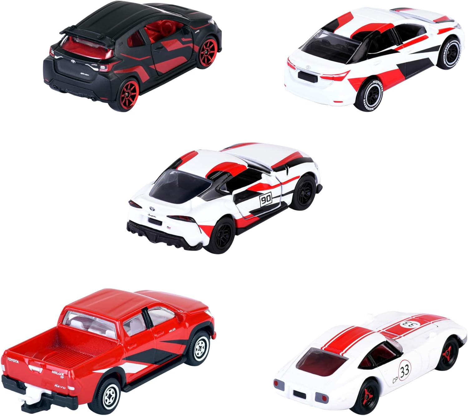 Majorette Toyota Racing Gift Set подаръчен комплект 5 модела колички - Image 2