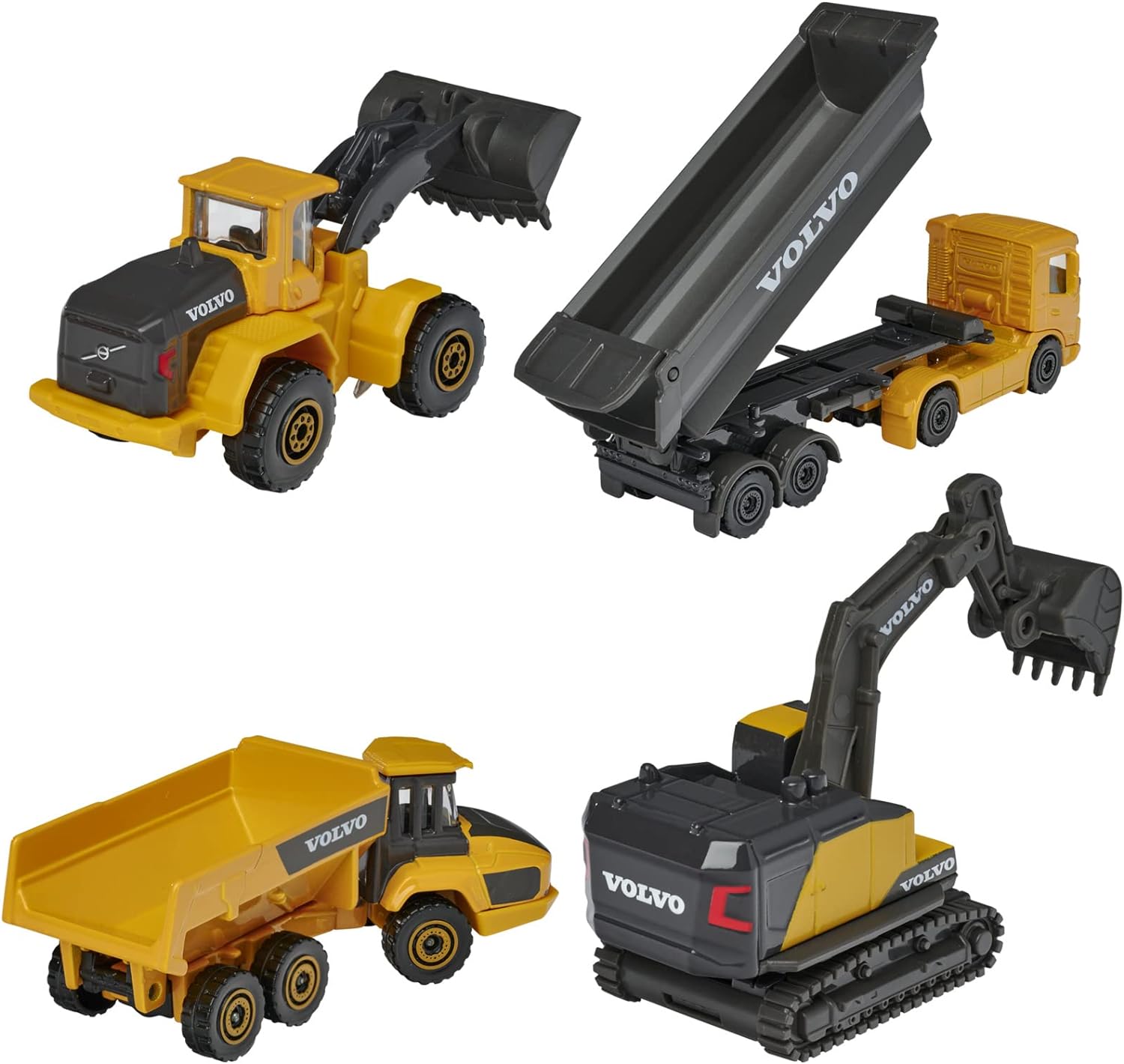Majorette Volvo Комплект камион и строителни машини - Image 3