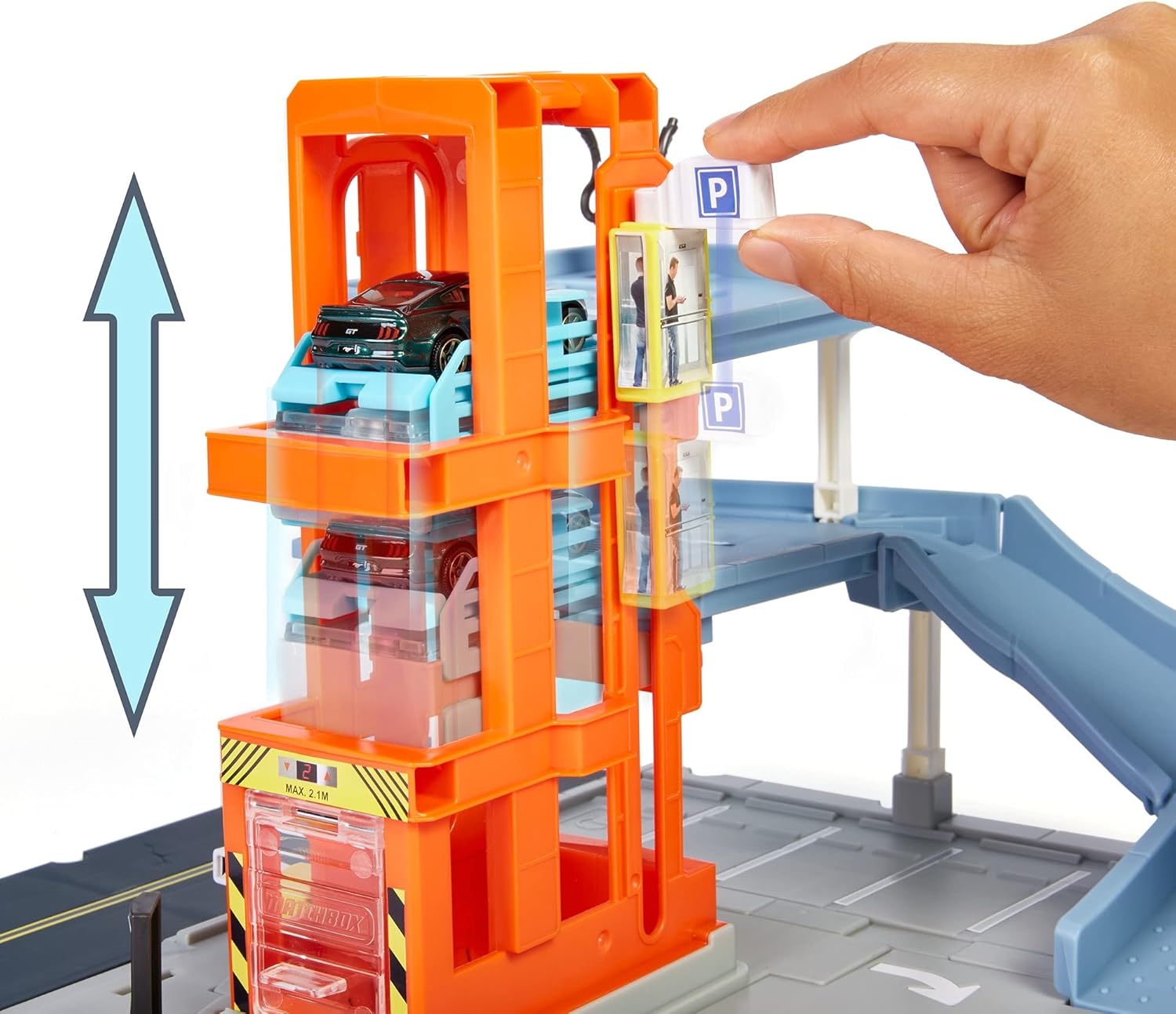 Matchbox HBL60 Комплект за игра Паркинг Гараж - Image 7
