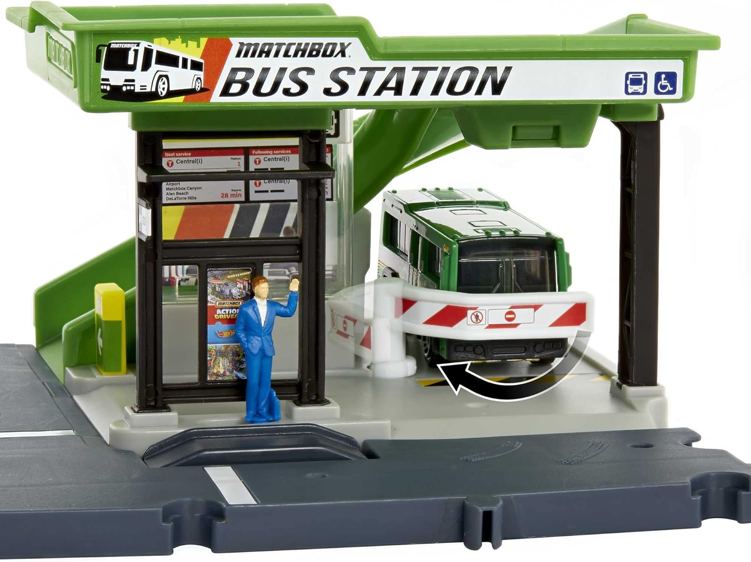 Matchbox HDL08 Комплект за игра Автогара - Image 4