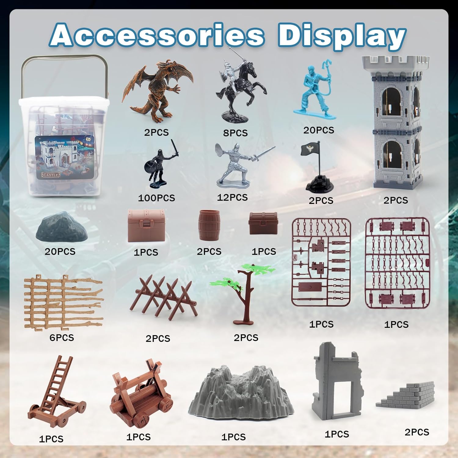 Mostop Комплект за игра армия и средновековен замък - Image 4