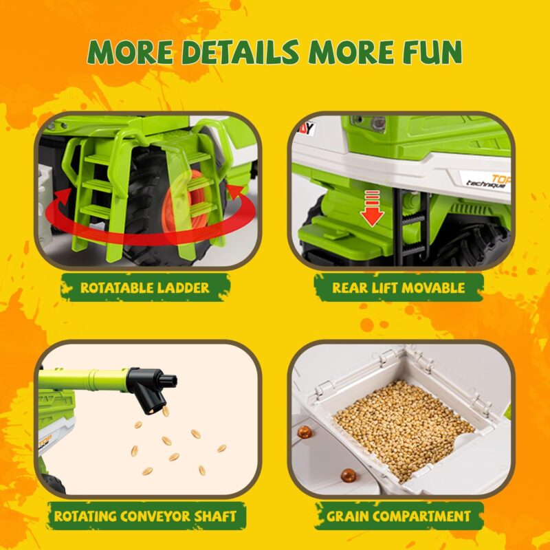 PENGBU Storm Зърнокомбайн с дистанционно управление 2