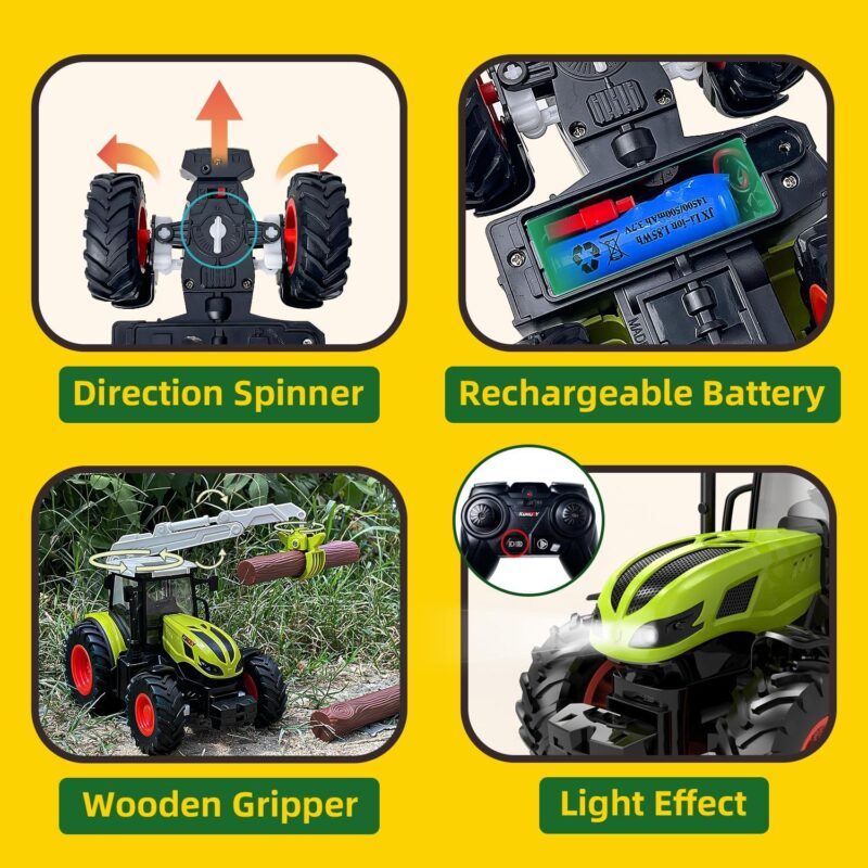 PENGBU Товарач трактор с дистанционно управление 4