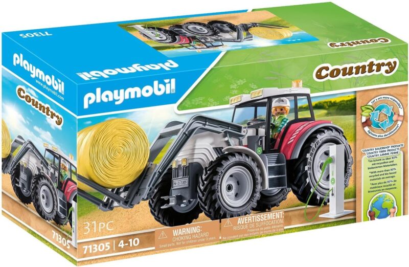 Playmobil Country Играчка Трактор с Преден товарач (71305)