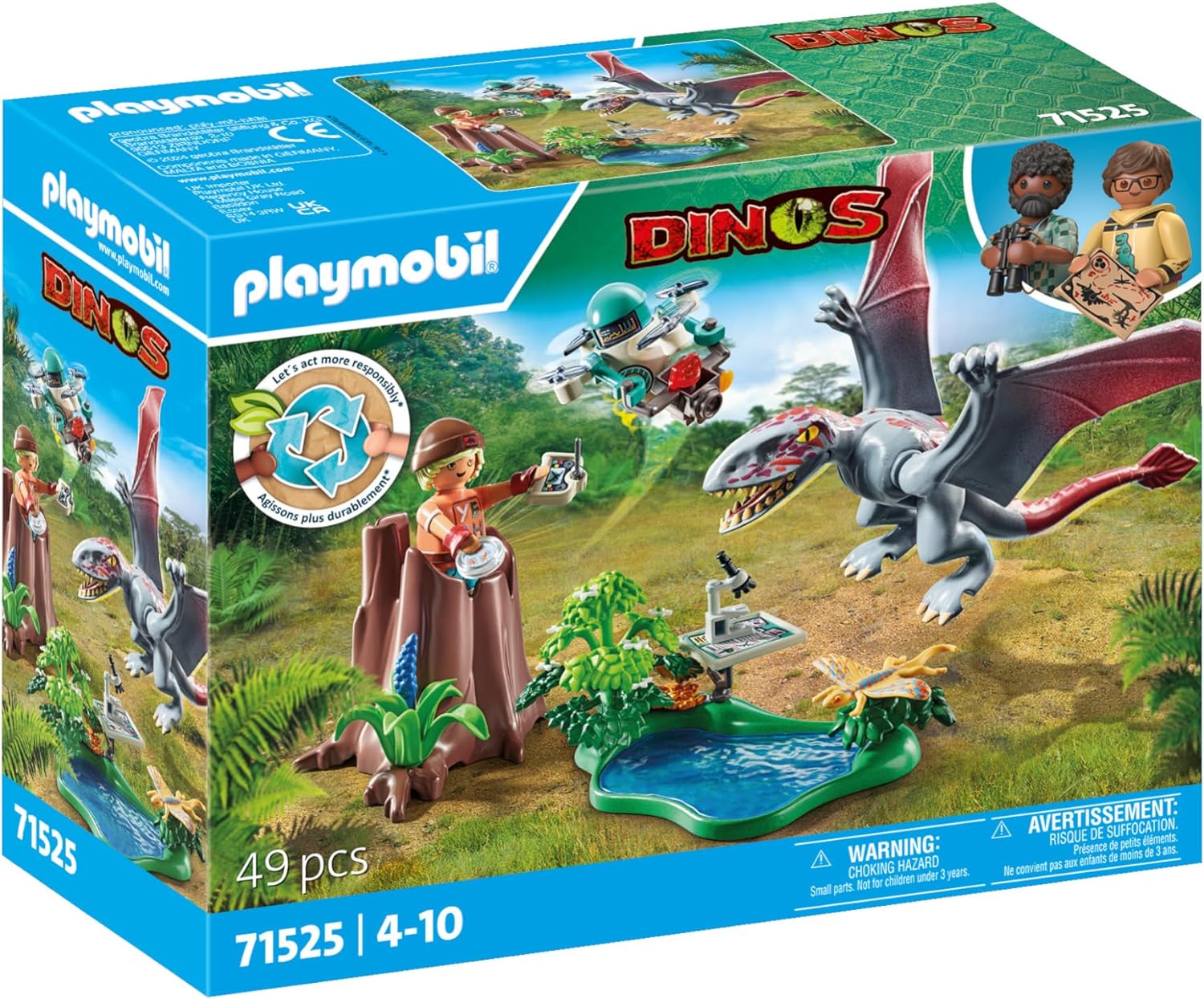 Playmobil Dinos Станция за наблюдение (71525)