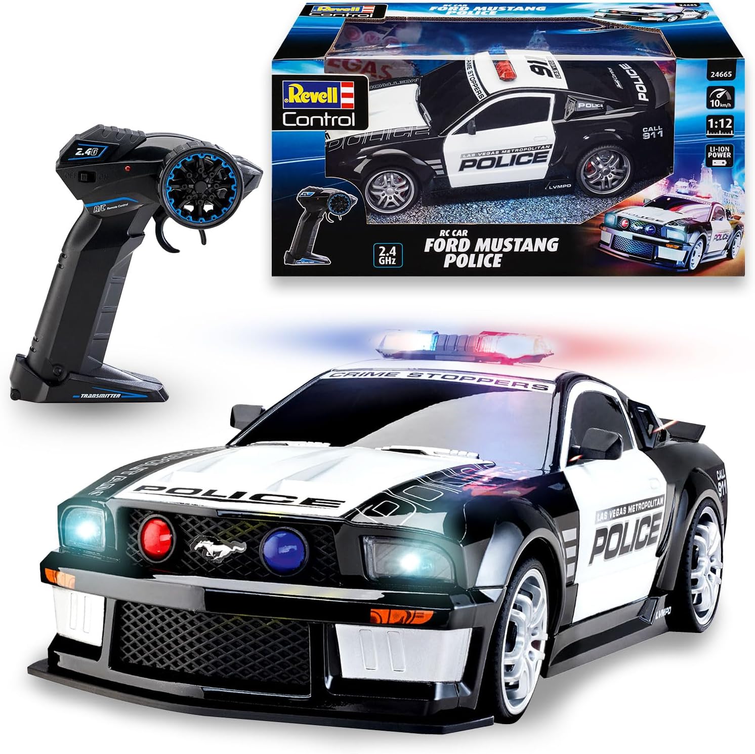 Revell Ford Mustang Police с дистанционно управление