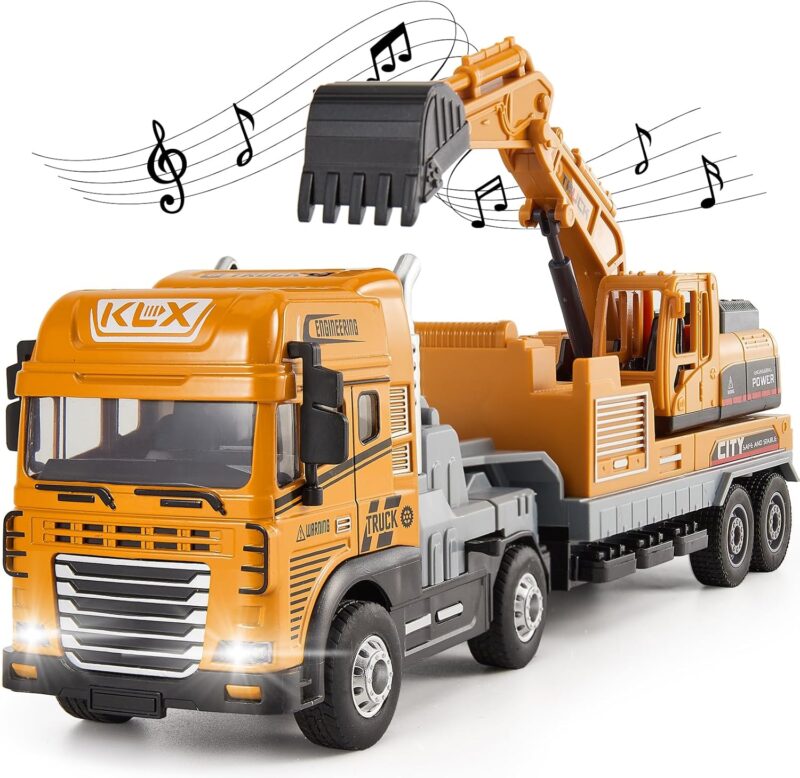 TOEY PLAY Комплект играчки камиони с багер