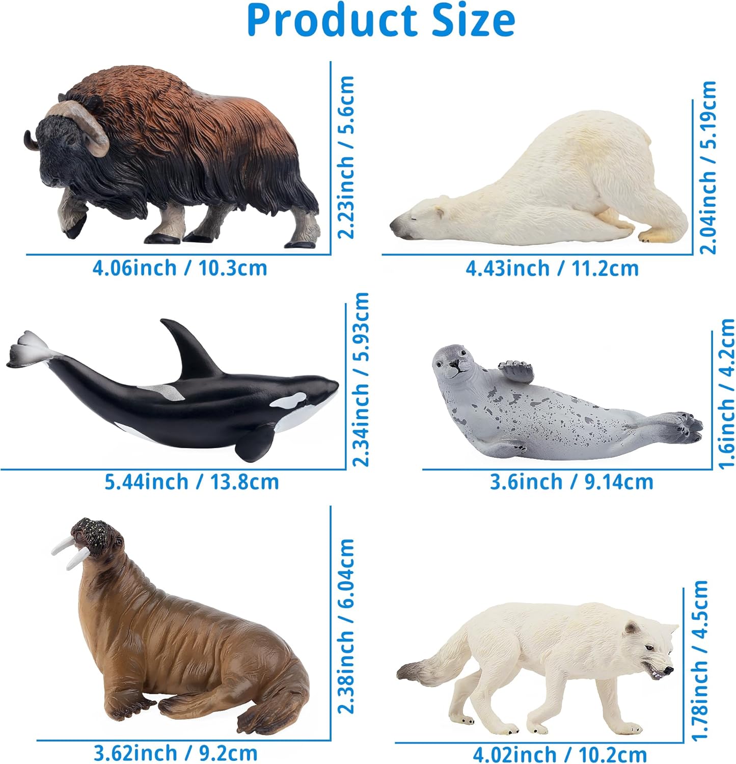 TOYMANY Комплект 12 фигурки на животни Арктика - Image 2
