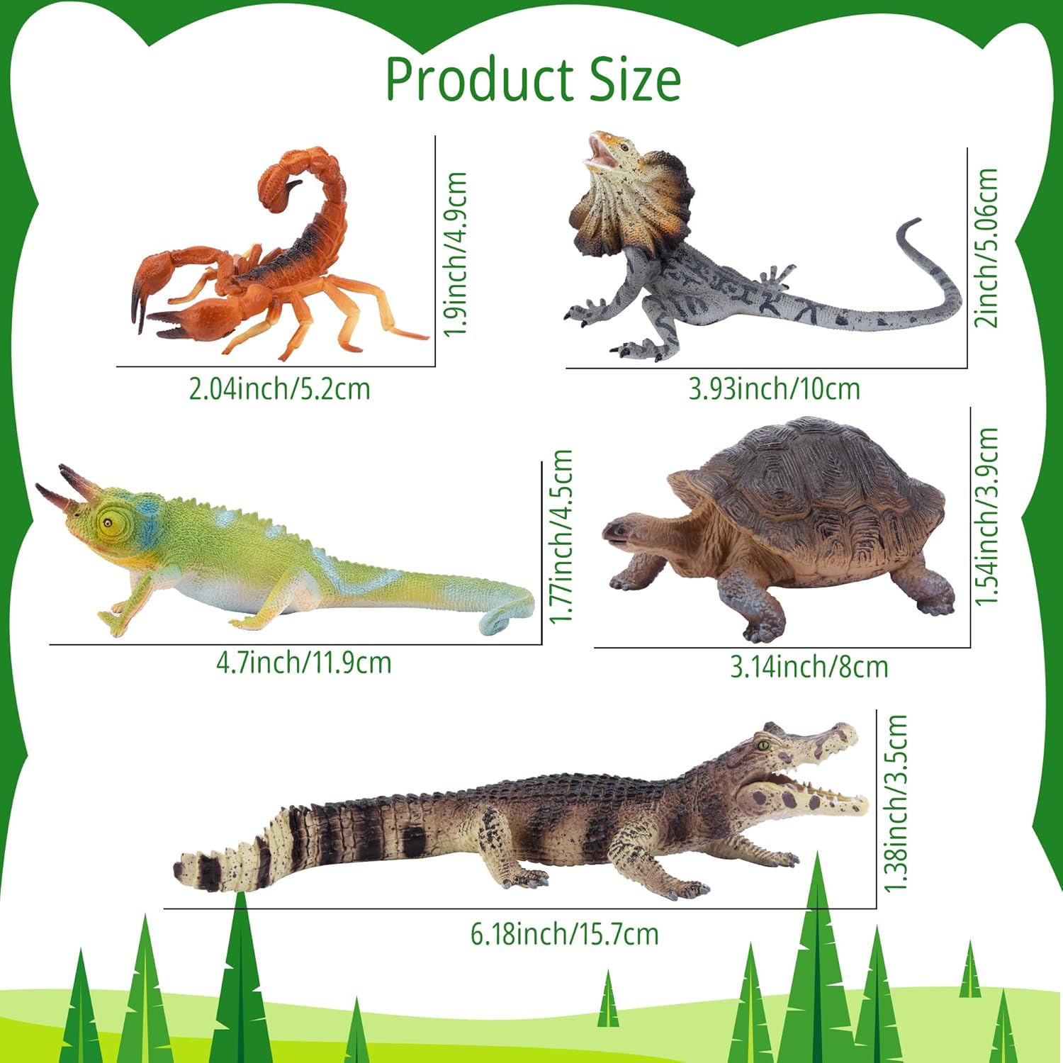 TOYMANY Комплект 12 фигурки на животни Южна Америка - Image 4