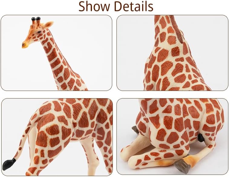 TOYMANY Комплект 4 фигурки на животни Жирафи Африка - Image 6