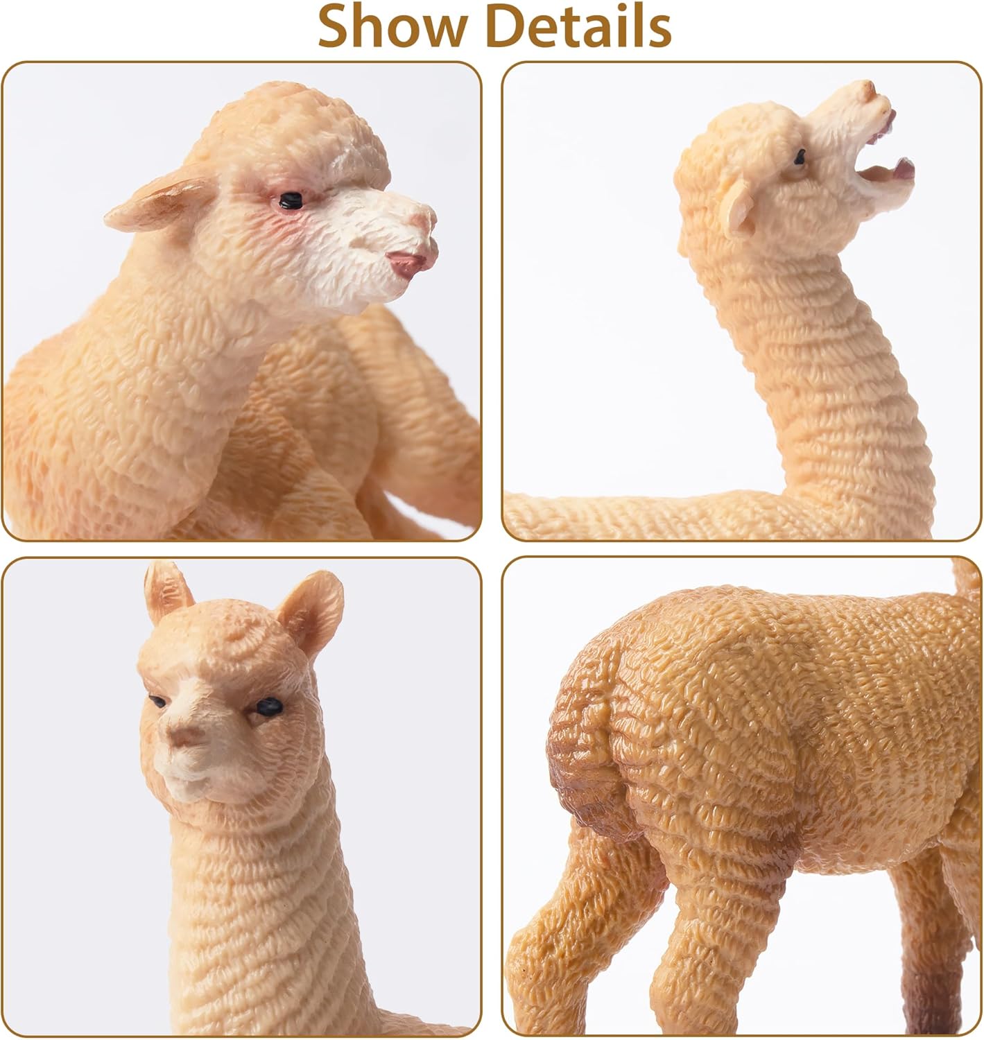 TOYMANY Комплект 8 фигурки на животни Лами и Алпаки Южна Америка - Image 4