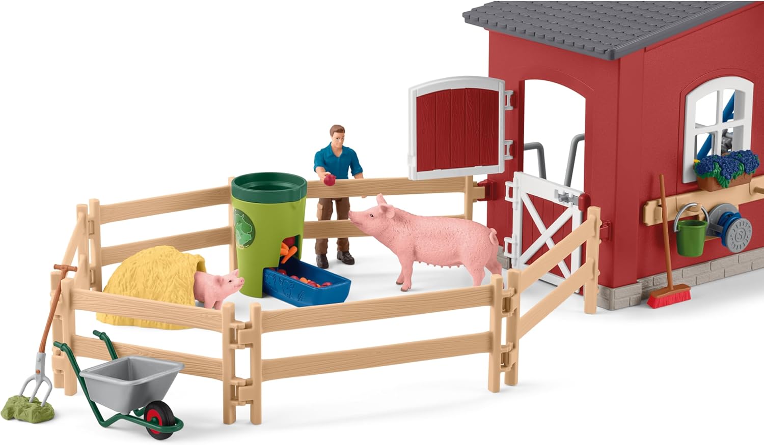 schleich Комплект за игра Ферма с животни и аксесоари (42606) - Image 5