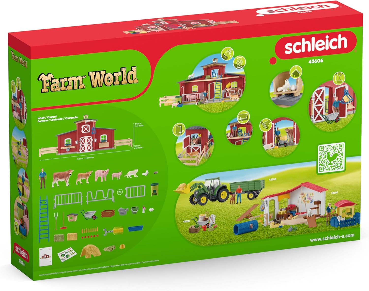 schleich Комплект за игра Ферма с животни и аксесоари (42606) - Image 8