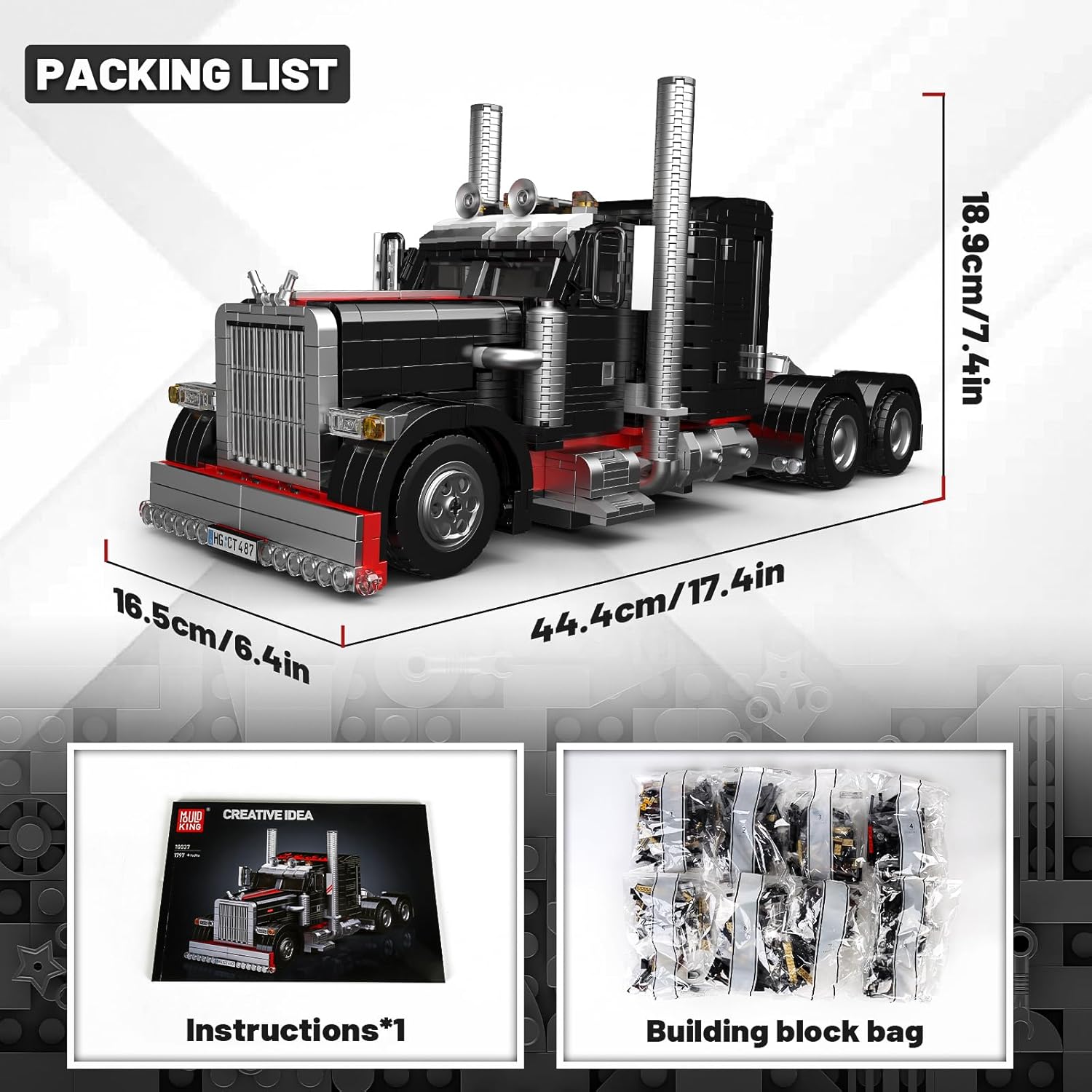 Конструктор Mould King Technic Американски камион (10037) - Image 6