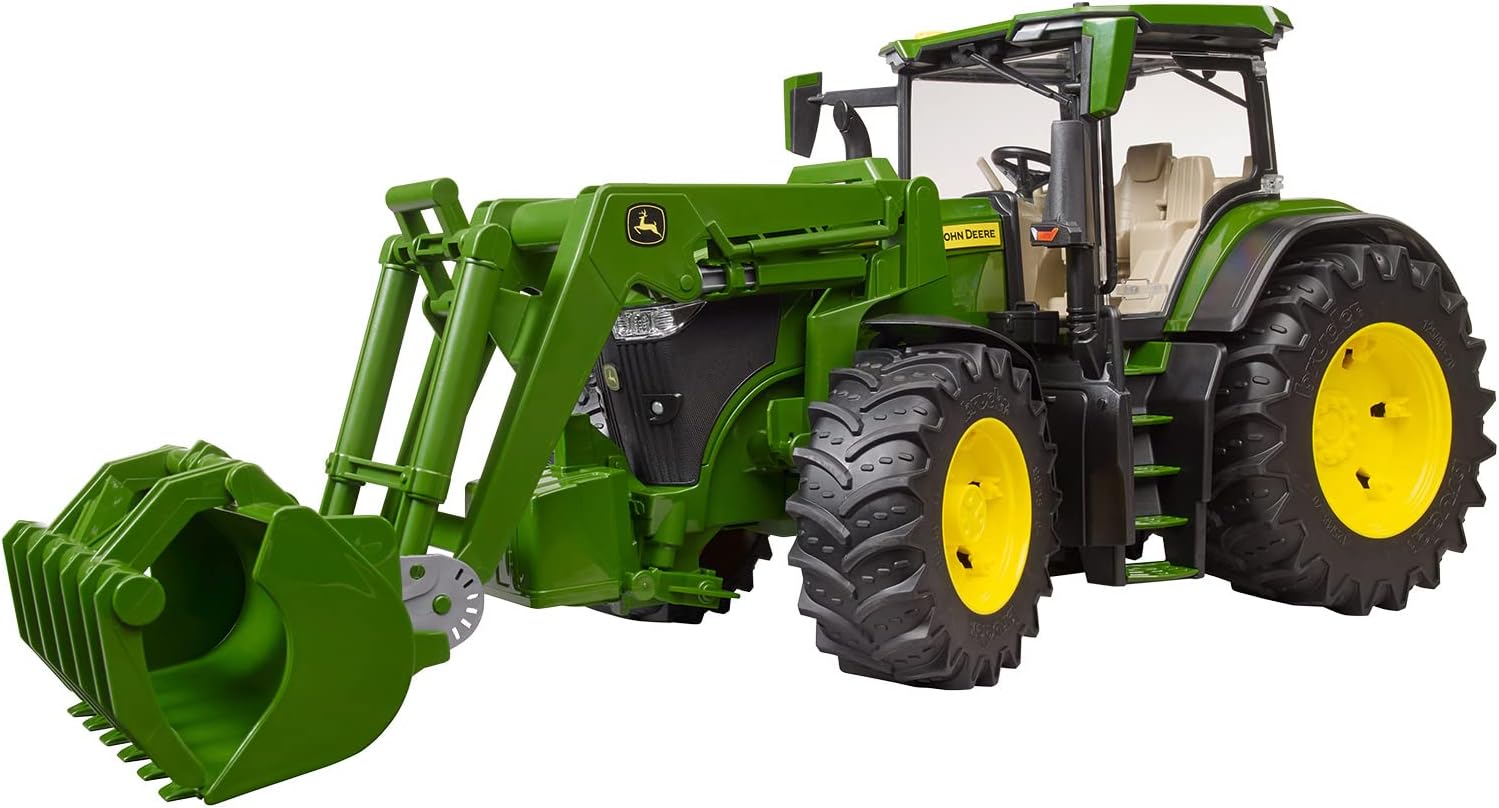 Bruder John Deere 7R 350 Играчка Трактор с Челен товарач