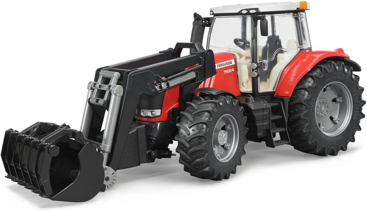 Bruder Massey Ferguson 7624 Играчка Трактор с Челен товарач