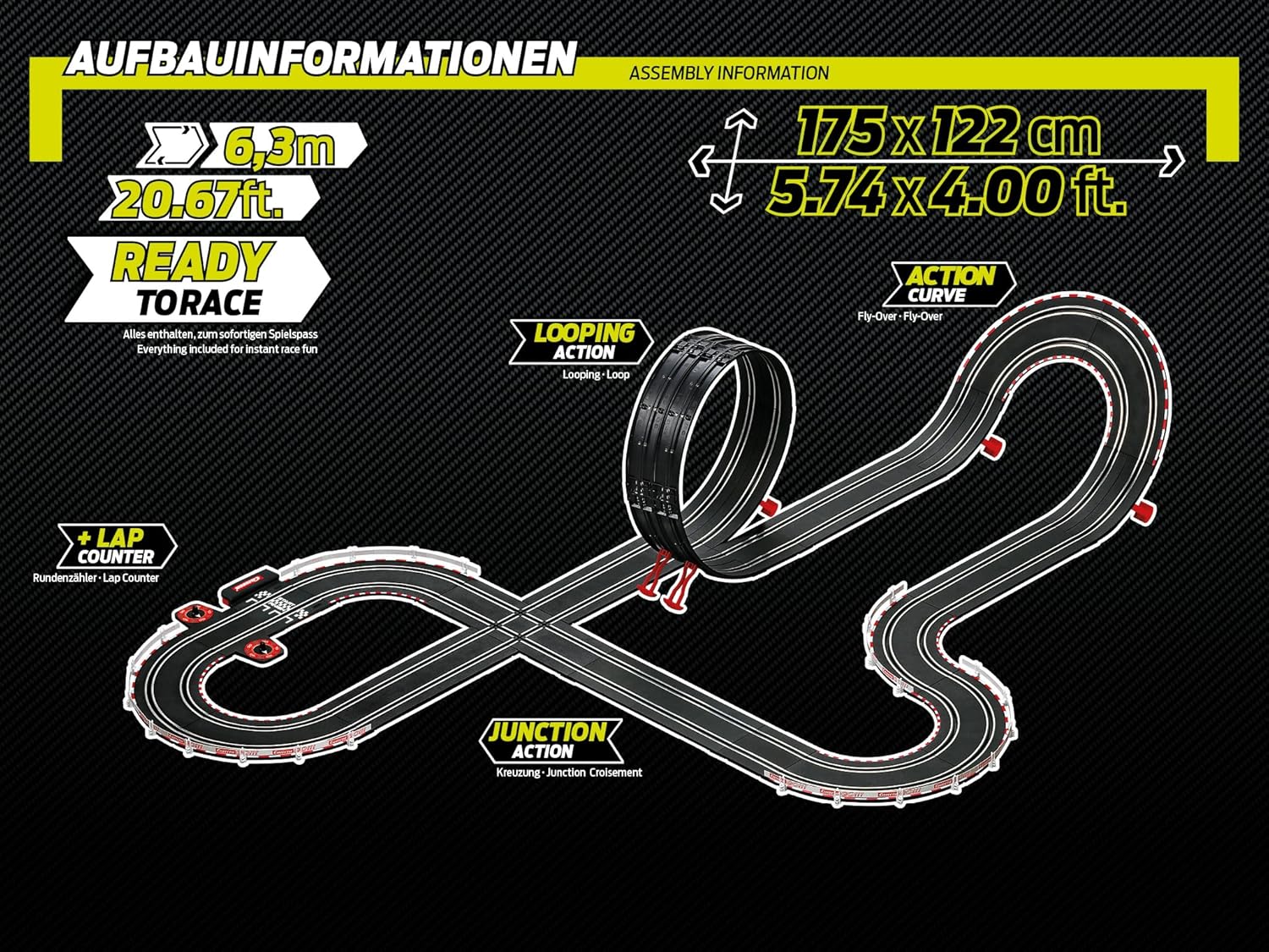 Carrera GO!!! GT Super Challenge Комплект състезателна писта - Image 4