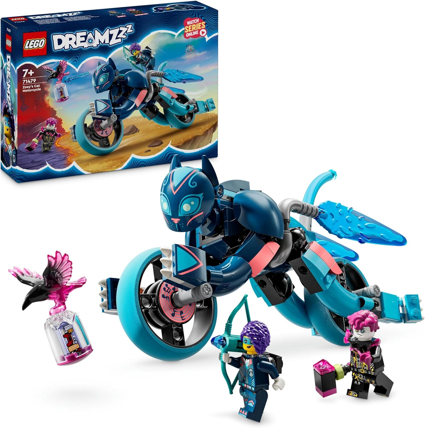 LEGO DREAMZzz – Котешкият мотоциклет на Зоуи (71479)