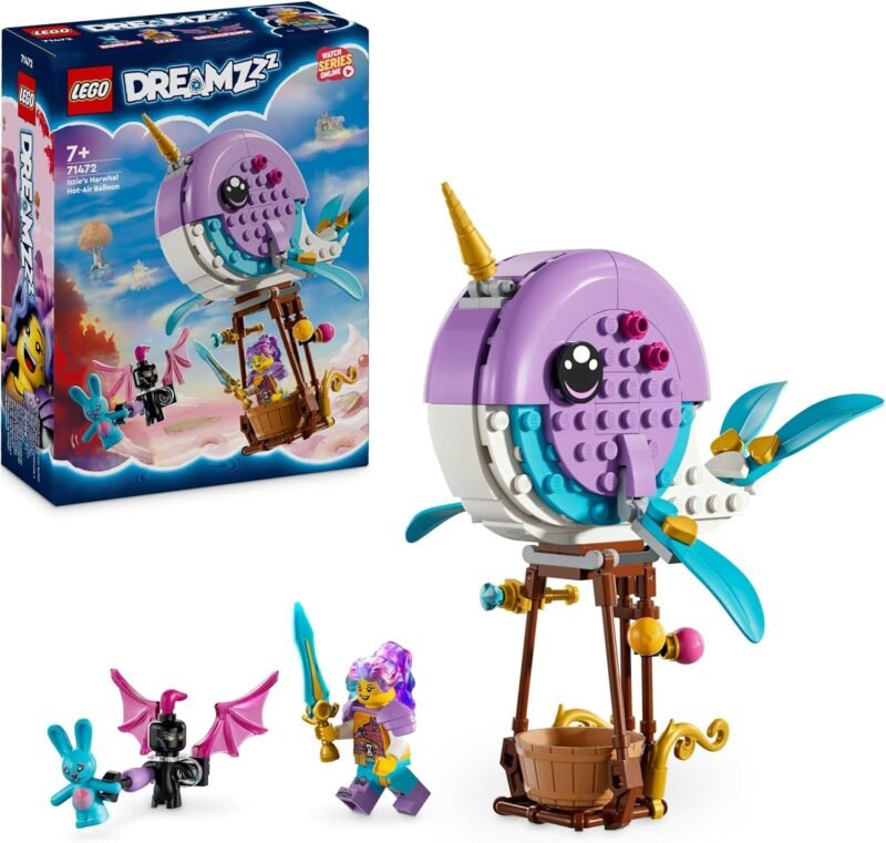 LEGO DREAMZzz – Нарвалът на Изи – балон с горещ въздух (71472)