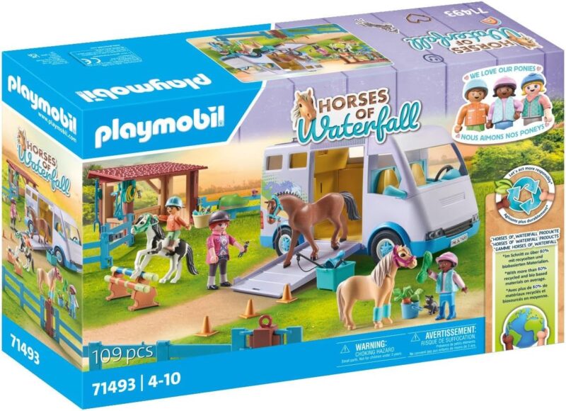 Playmobil Horses of Waterfall Мобилно училище по езда (71493)