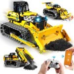 Конструктор INSOON 3 в 1 Булдозер, самосвал и Caterpillar с дистанционно управление