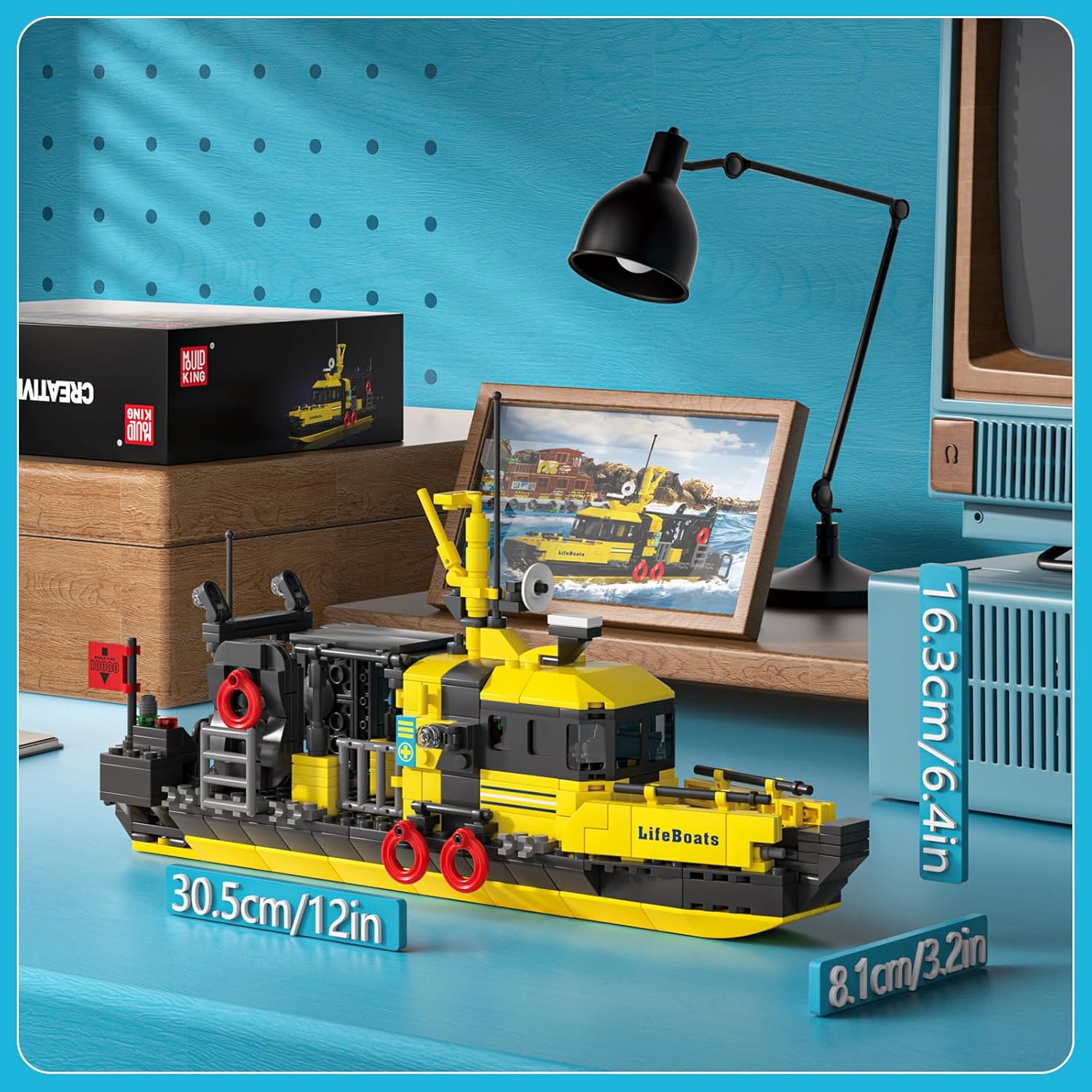 Конструктор Mould King Technic Спасителен кораб (10080) - Image 2