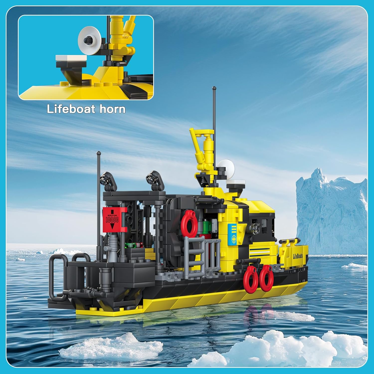 Конструктор Mould King Technic Спасителен кораб (10080) - Image 3