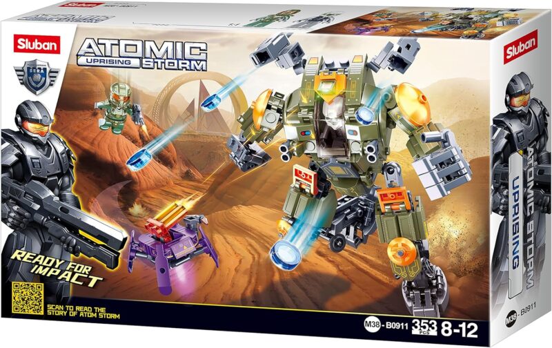 Конструктор Sluban Atomic Storm Godzilla (B0911)