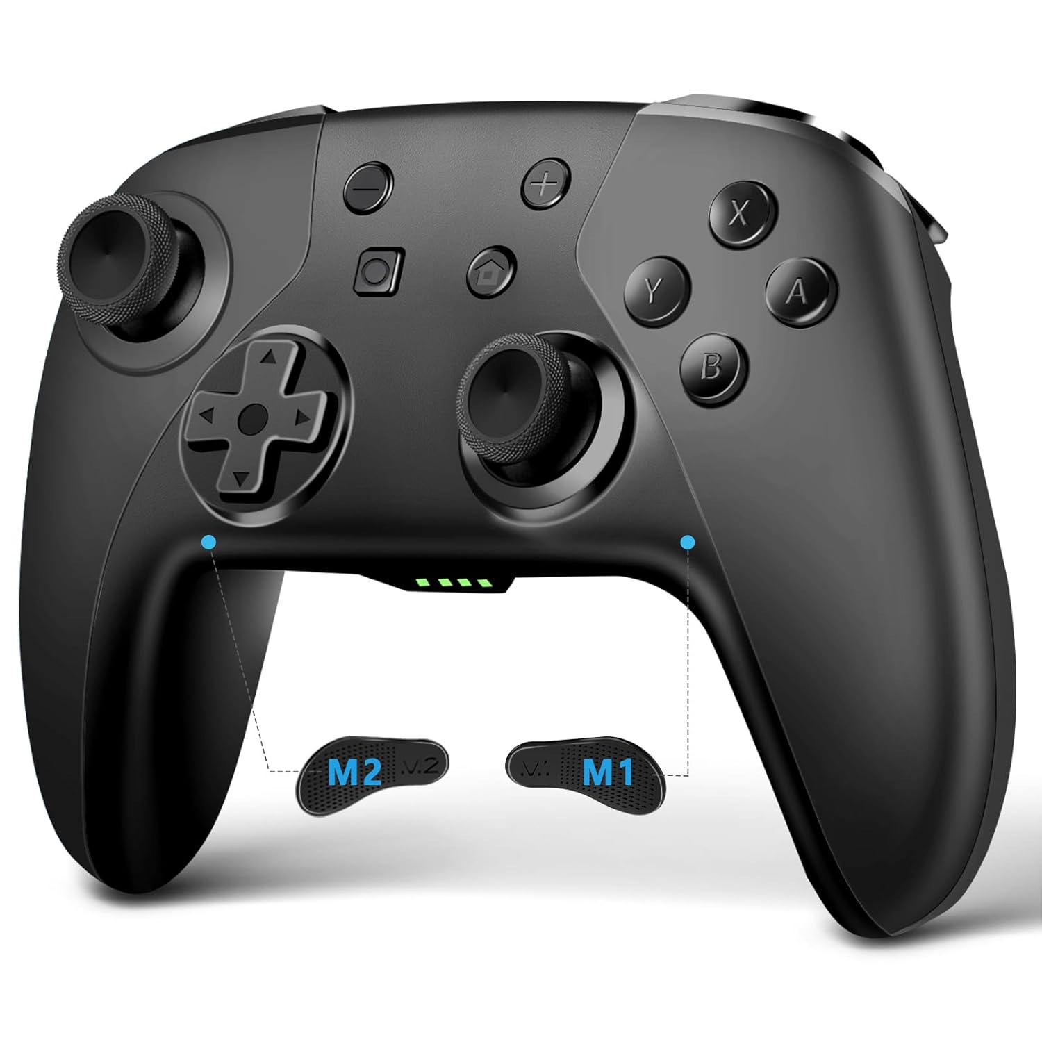 AceGamer Безжичен контролер за Nintendo Switch Black