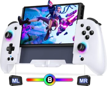 CoguyTech Controller Контролер за Nintendo Switch White