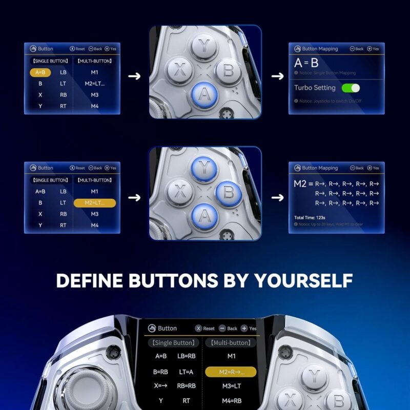 FIEHDUW Kein Drift ManbaOne Контролер за игри с интерактивен екран 3