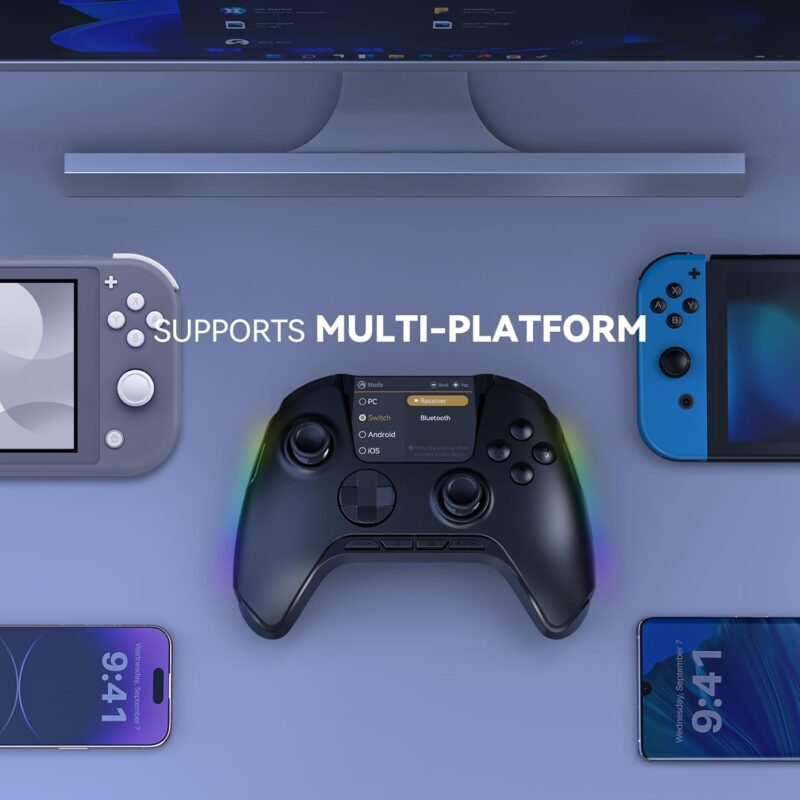 FIEHDUW ManbaOne Контролер за игри с интерактивен екран Black 5