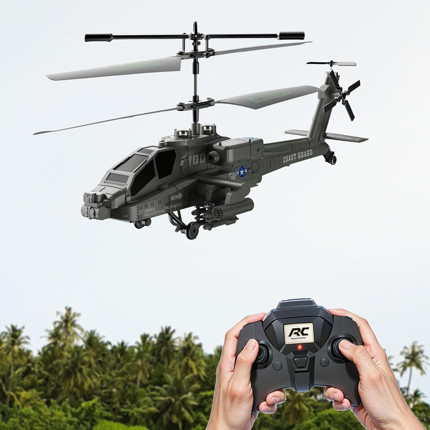 Harilla AH-64 Apache Хеликоптер с дистанционно управление - Image 2