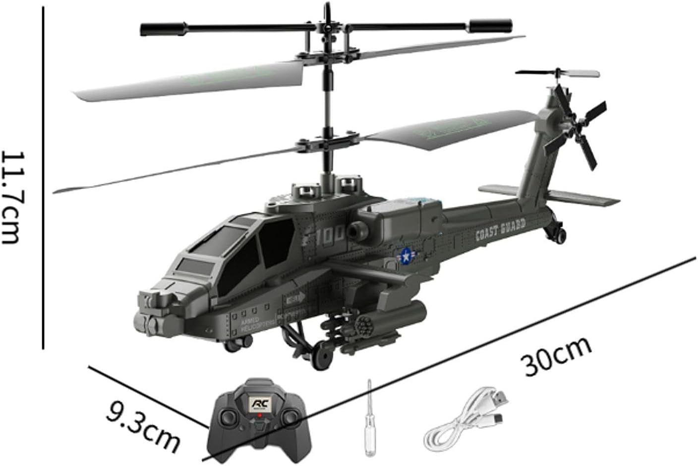 Harilla AH-64 Apache Хеликоптер с дистанционно управление - Image 3