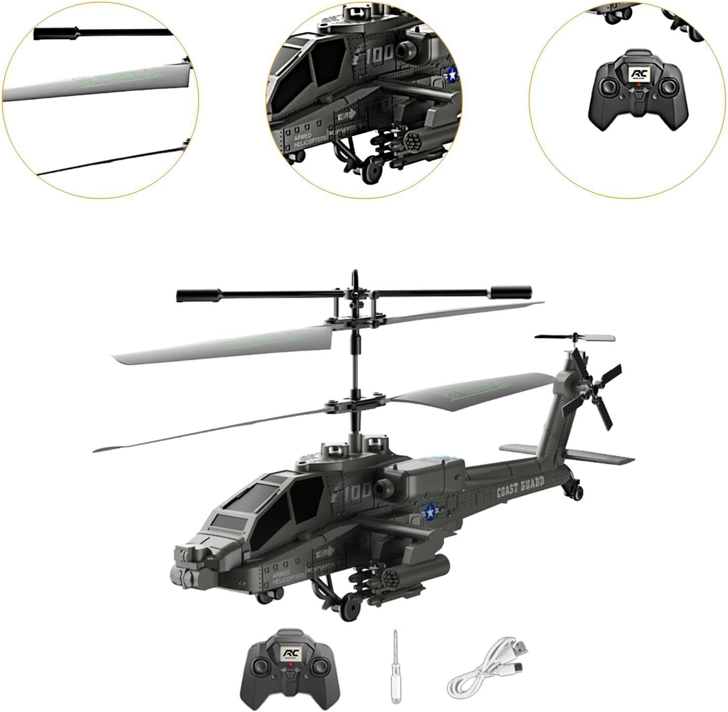 Harilla AH-64 Apache Хеликоптер с дистанционно управление - Image 4