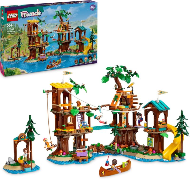 LEGO Friends – Лагер за приключения – дървесна къща (42631)
