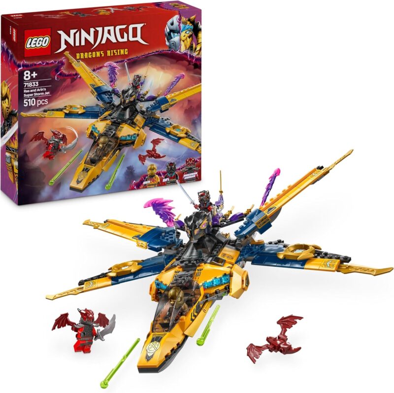 LEGO Ninjago – Супер буреносен джет на Рас и Арин (71833)