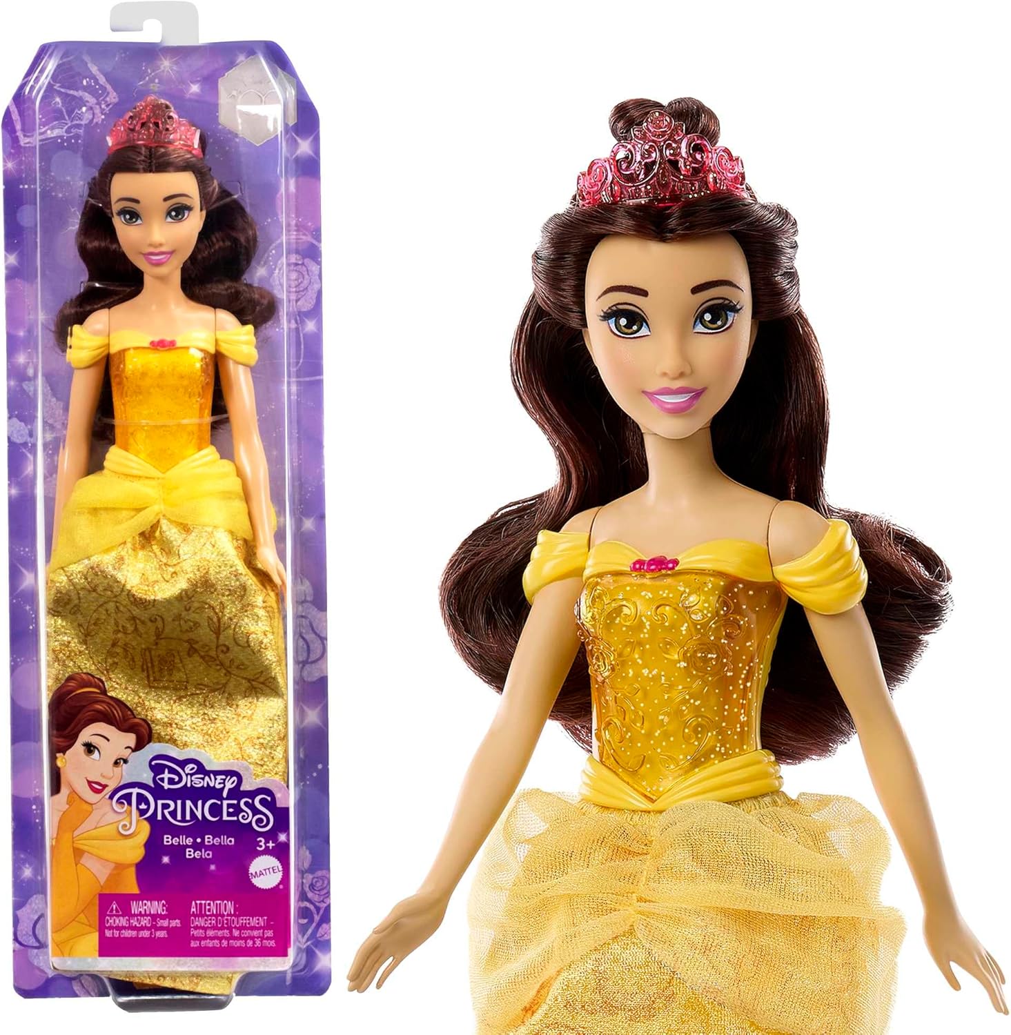 Mattel Disney Princess Красавицата и Звяра Кукла Принцеса Бел