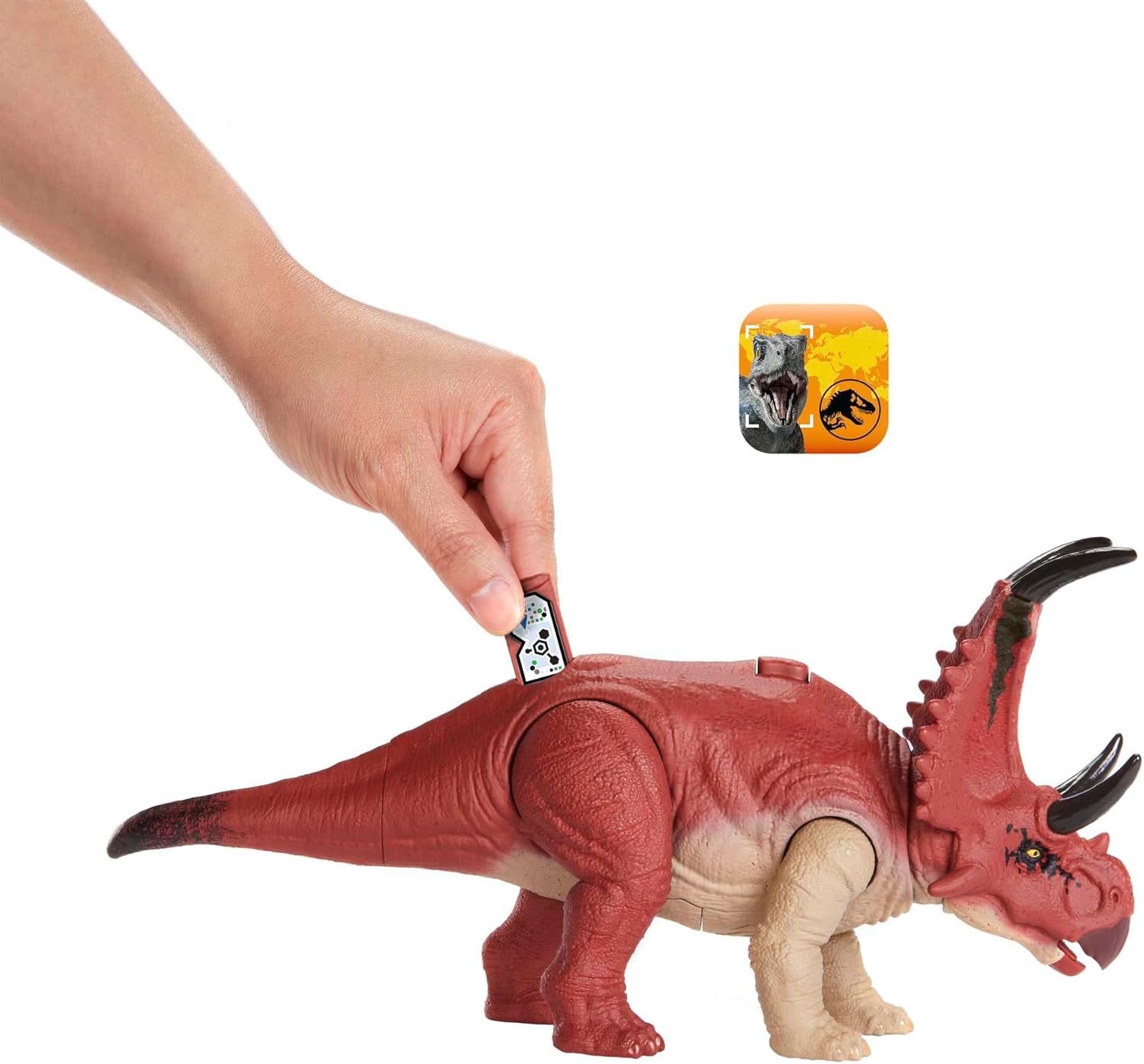 Mattel Jurassic World Динозавър Диаблоцератопс - Image 4