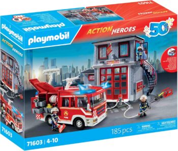 Playmobil City Action Mega Set Пожарна кола (71603)