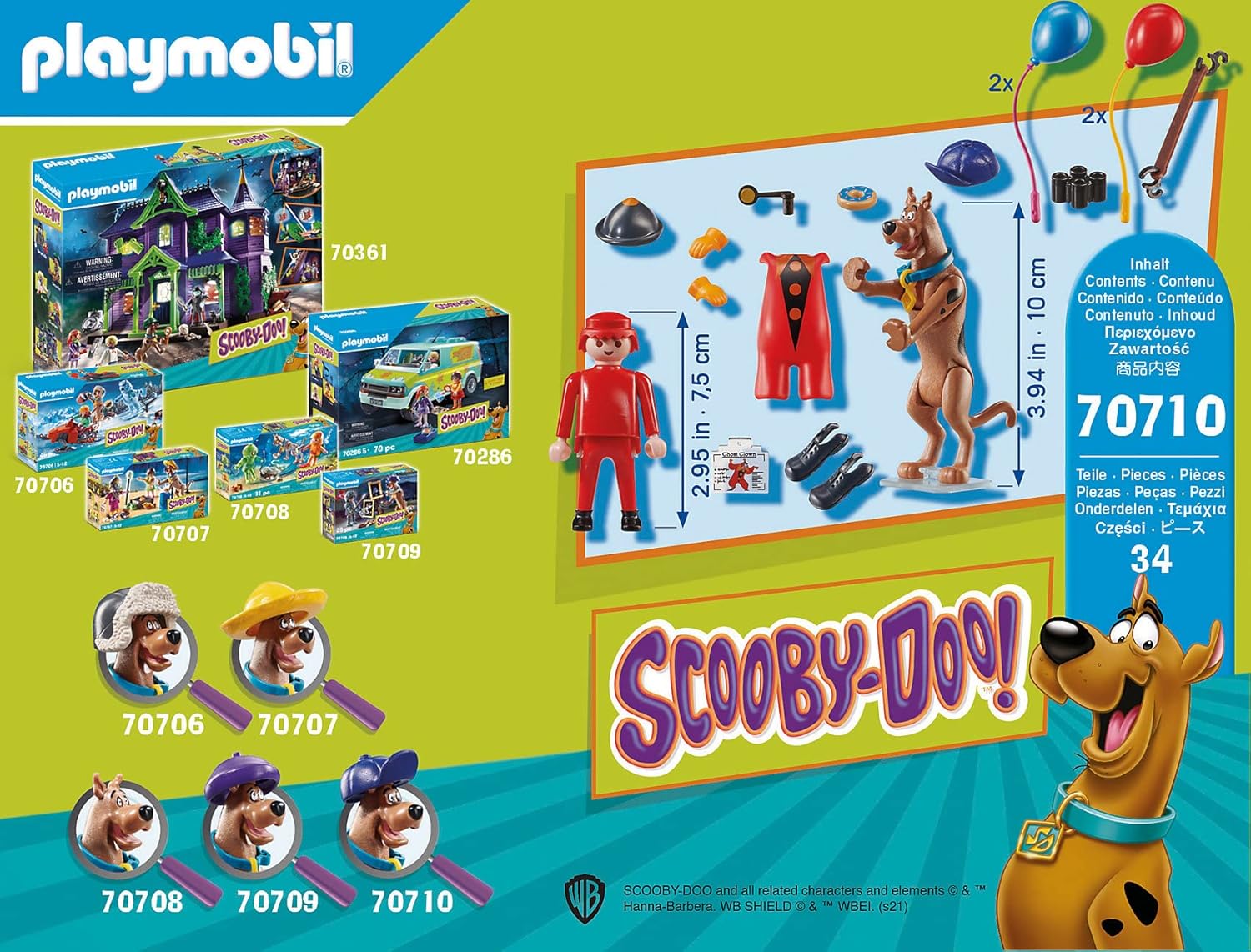 Playmobil Scooby-Doo Приключение с призрачен клоун (70710) - Image 3