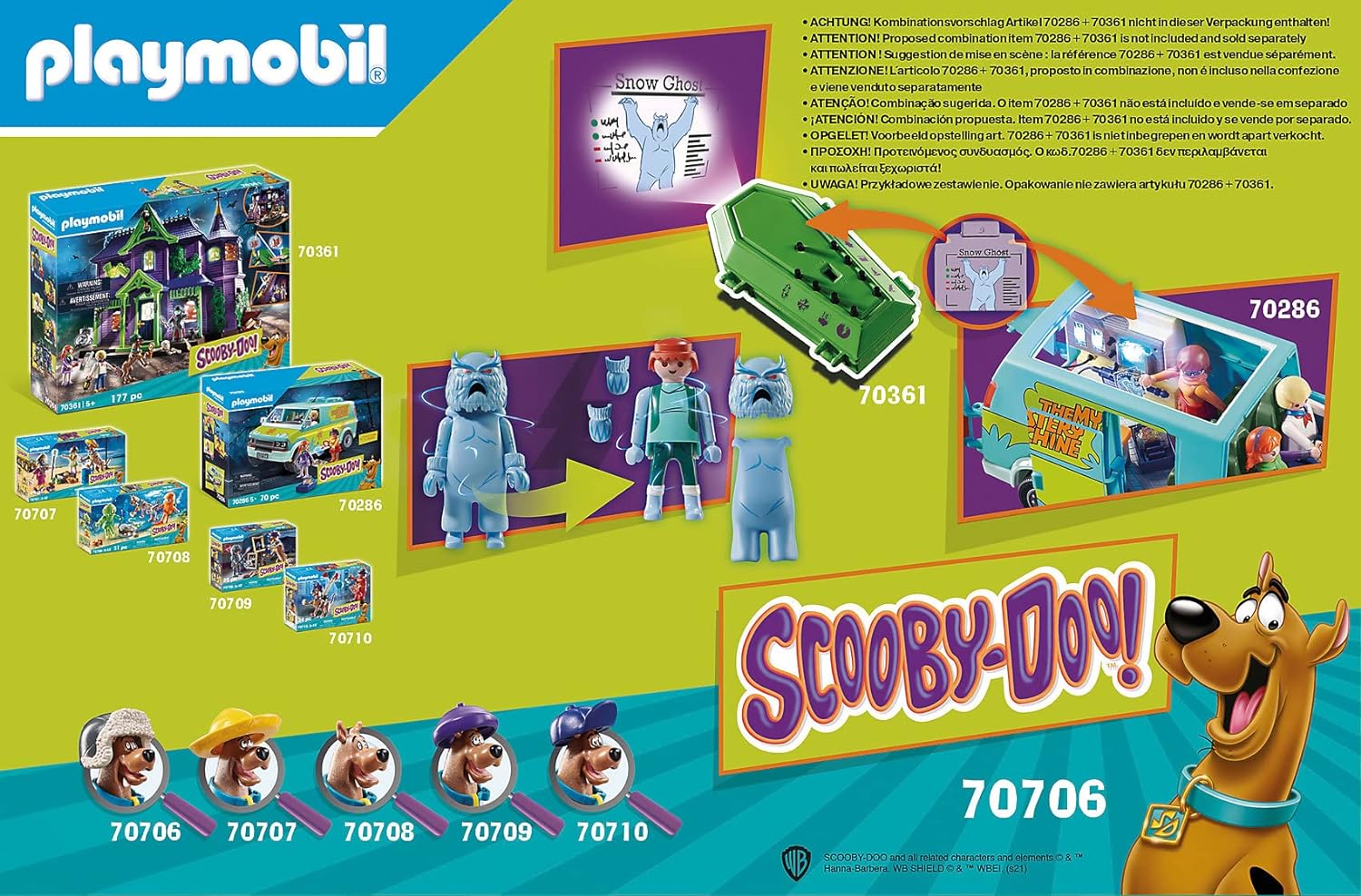 Playmobil Scooby-Doo Приключение със Снежен призрак (70706) - Image 3