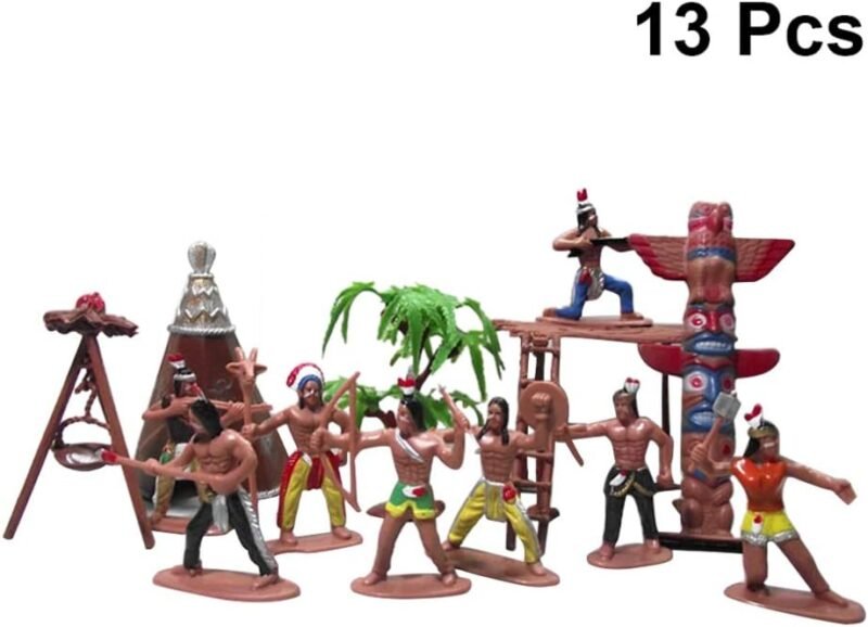 TOYANDONA Игрален комплект Дивия запад индианци