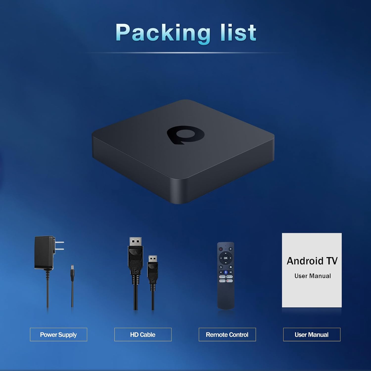 TUREWELL Q1 4K Android TV Box 10 2GB RAM 16GB ROM Cortex-A53 Мултимедиен плеър - Image 7