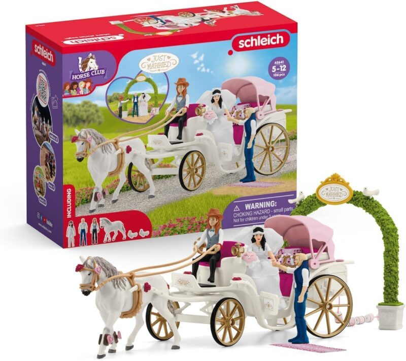 schleich Horse Club Сватбена карета (42641)