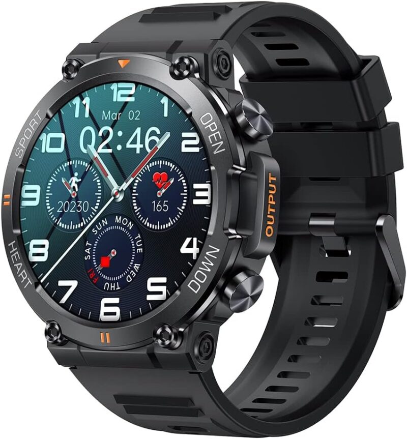 Смарт часовник GaWear K-56 Pro Men's Smart Watch 1.39 Inch Black