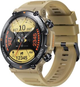 Смарт часовник GaWear K-56 Pro Men’s Smart Watch 1.39 Inch Khaki