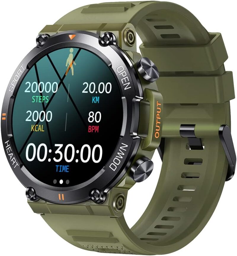 Смарт часовник GaWear K-56 Pro Men's Smart Watch 1.39 Inch Green